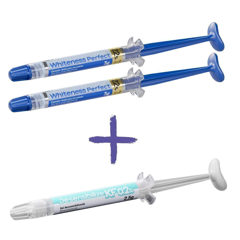 Whiteness Perfect 22% – 2 seringas + dessensibilizante