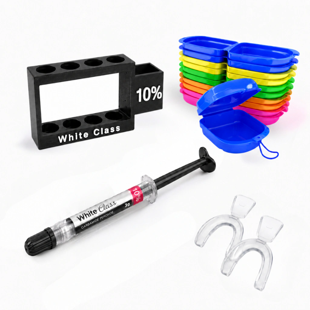 White Class 10% – 1 seringa + 1 par de moldeiras