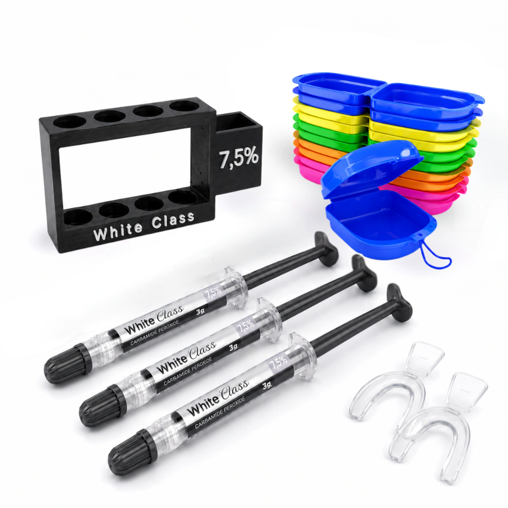White Class 7,5% – 3 seringas + 1 par de moldeiras