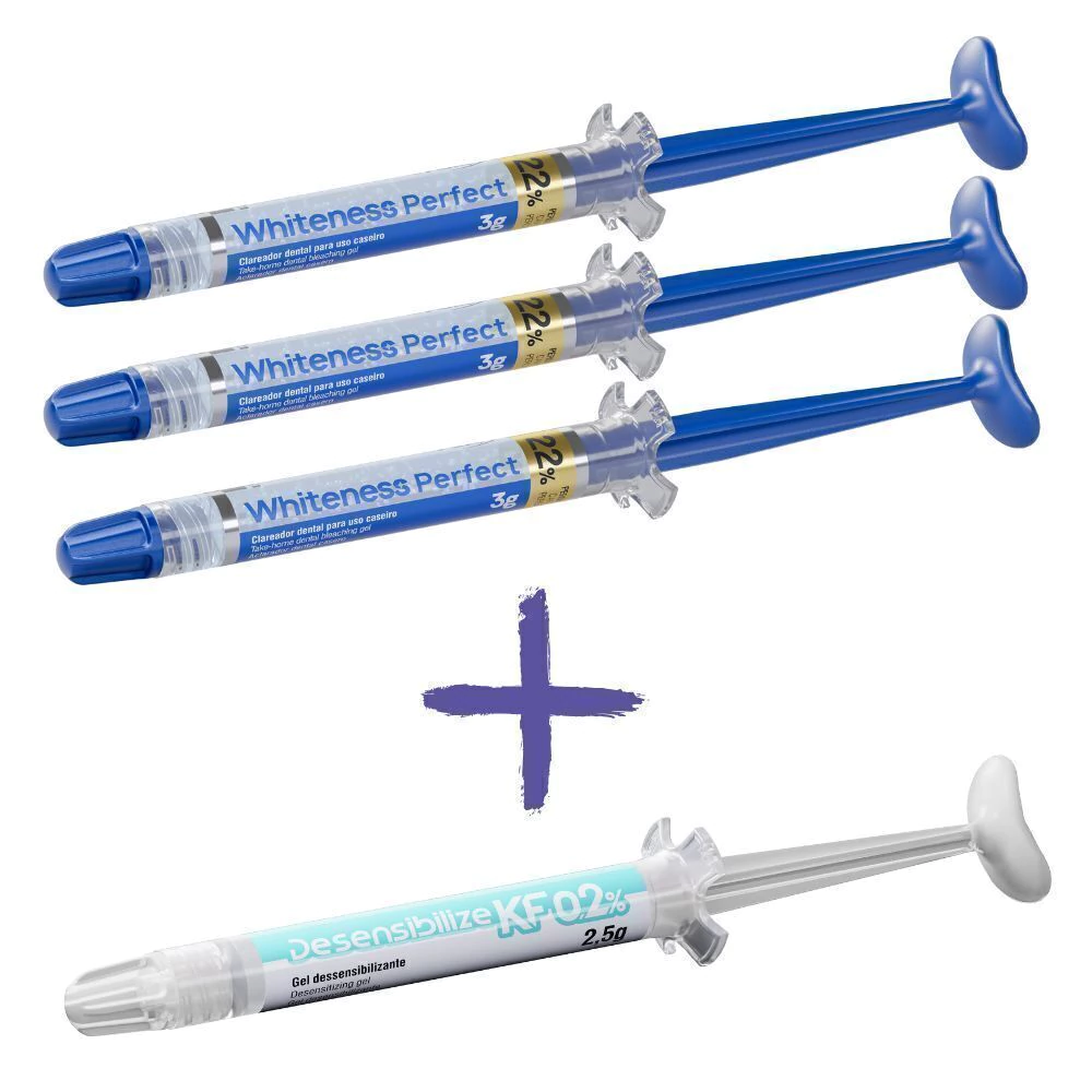Whiteness Perfect 22% – 3 seringas + dessensibilizante
