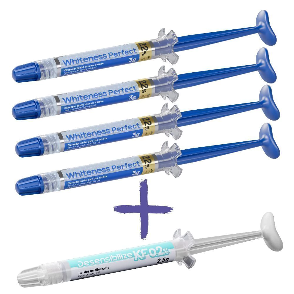 Whiteness Perfect 22% – 4 seringas + dessensibilizante