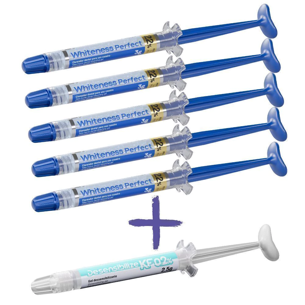 Whiteness Perfect 22% – 5 seringas + dessensibilizante