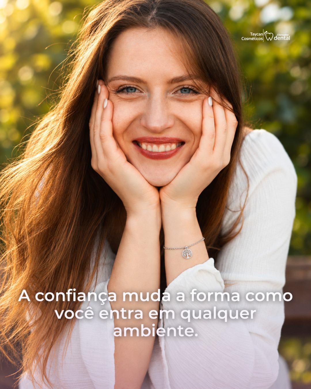 Post do Instagram: ✨ A confiança vai além da primeira impressão. Ela está presente na forma como sorrimos, nos expressamos e encaramos cada