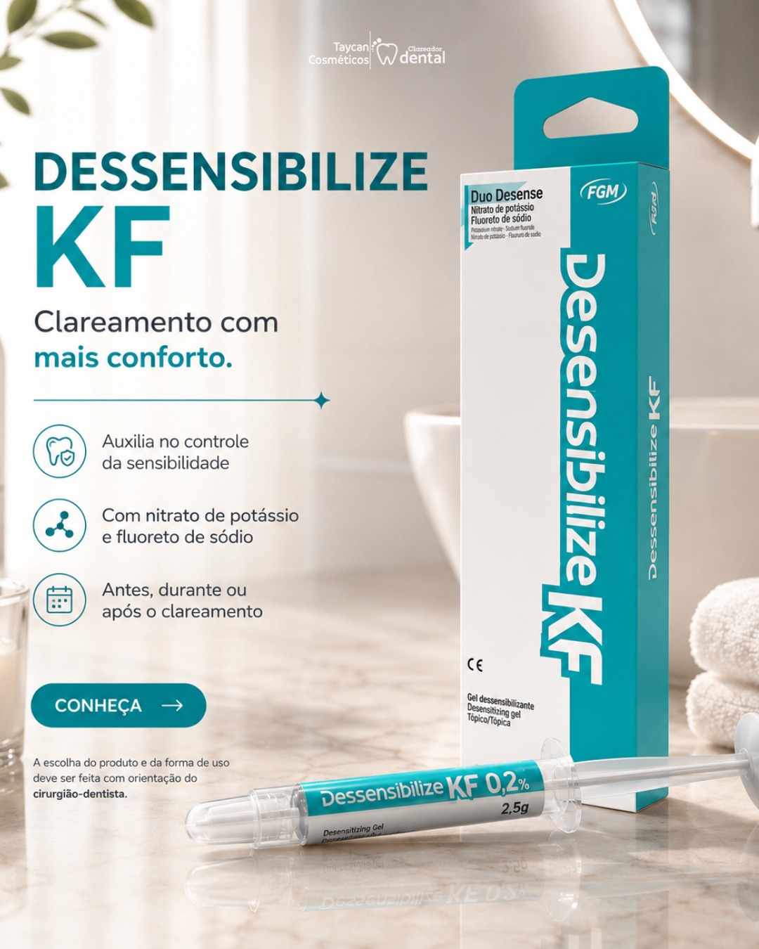 Post do Instagram: 🦷💜 Mais conforto para cuidar do seu sorriso. A sensibilidade dental pode fazer parte da rotina de muitas pessoas, espe