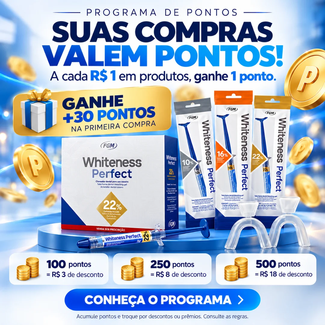 Clareador Dental com Pontos